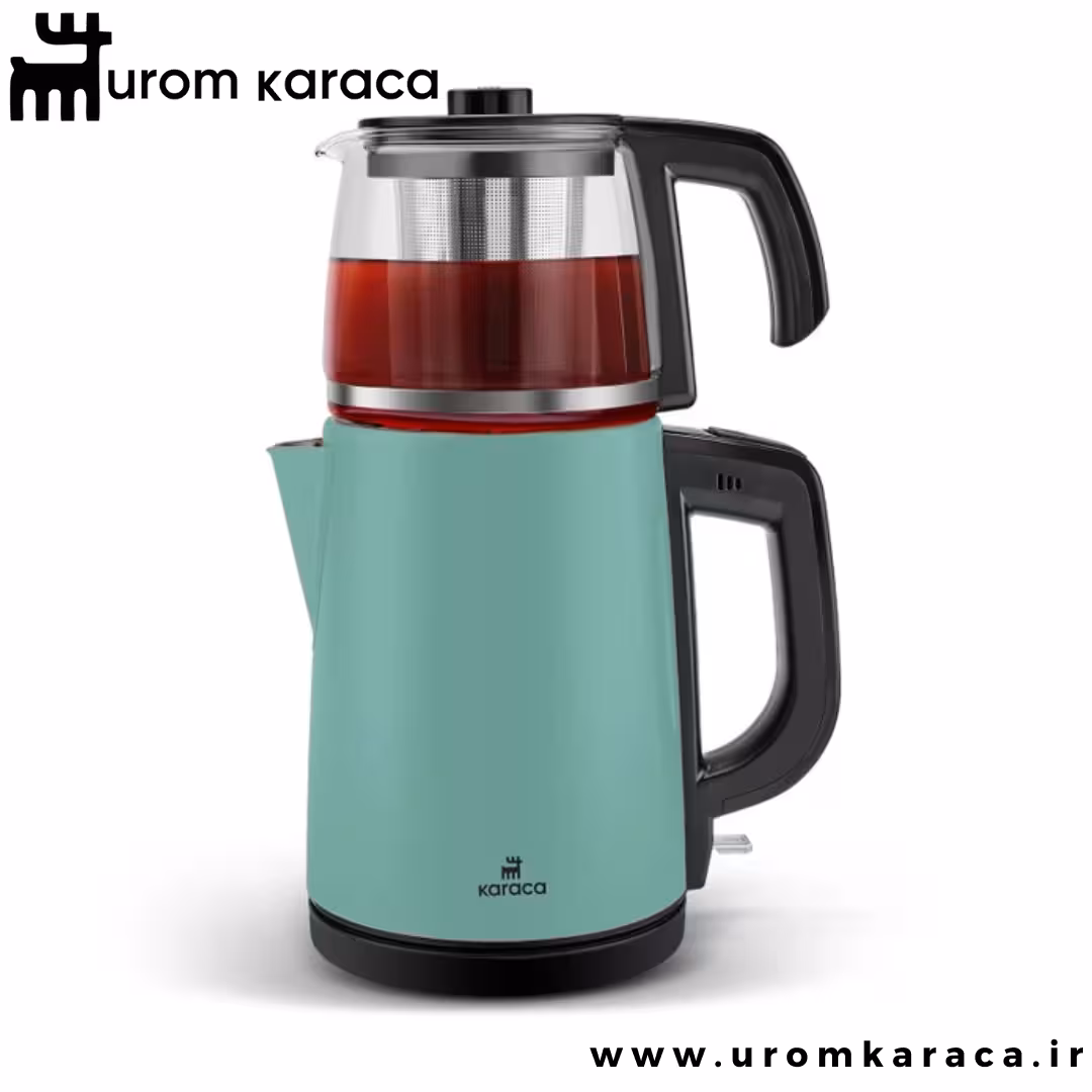 چایساز کاراجا Tea Glass 2 in 1 سبز آبی
