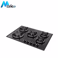 گاز رومیزی اخوان کد G8 پنج شعله شیشه مشکی