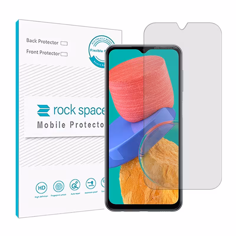 گلس سامسونگ M33 مدل نانو هیدروژل شفاف برند راک اسپیس کد S