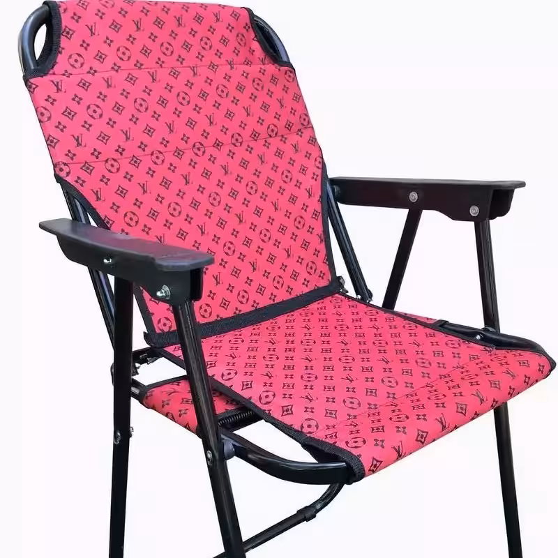 صندلی مسافرتی سوپر پلاس vip  تحمل وزن160کیلوگرم دسته مشگی