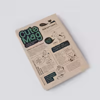 دفتر کرافت A5 سبز Cute Mag پیل (PILL)