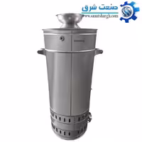 سماور هیئتی گازی تنوره‌دار 120 لیتری