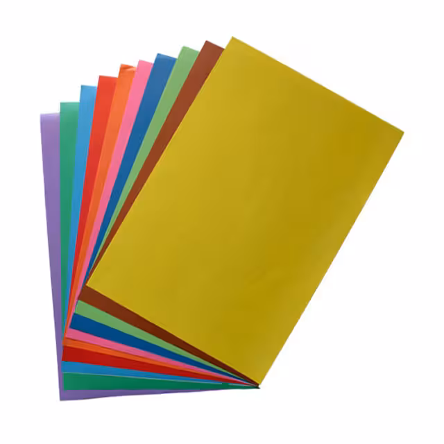 کاغذ یک رو رنگی 25 × 35 تعداد 10 عددی