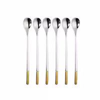 قاشق شربت خوری مدل فیلیکس بسته 6 عددی