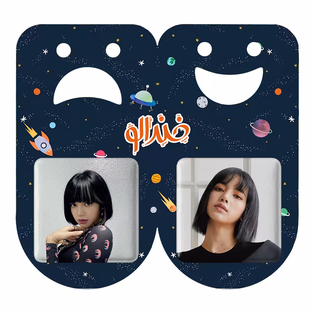 پیکسل خندالو مدل لیسا بلک پینک کد 1426714265 مجموعه 2 عددی