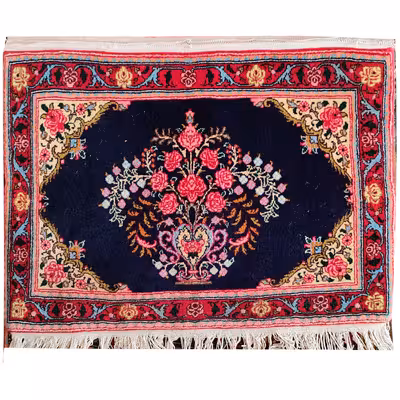 فرش دستبافت نیم متری طرح گلدانی کد SH 72 یک جفت