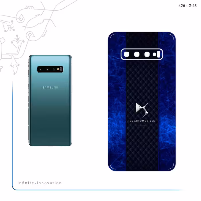 برچسب پوششی ماهوت مدل DS Automobiles مناسب برای گوشی موبایل سامسونگ Galaxy S10