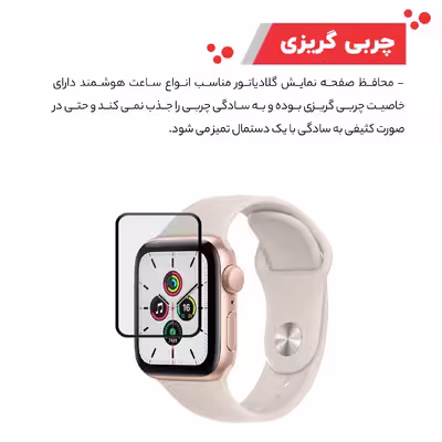 محافظ صفحه نمایش گلادیاتور مدل GWP1000 مناسب برای ساعت هوشمند اپل Iwatch 7 SE 40mm