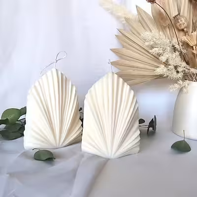 قالب شمع مدل برگ نخل بادبزنی