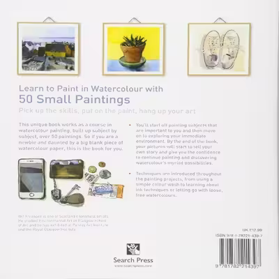 كتاب Learn to Paint in Watercolour with 50 Small Paintings اثر Wil Freeborn انتشارات Search Press