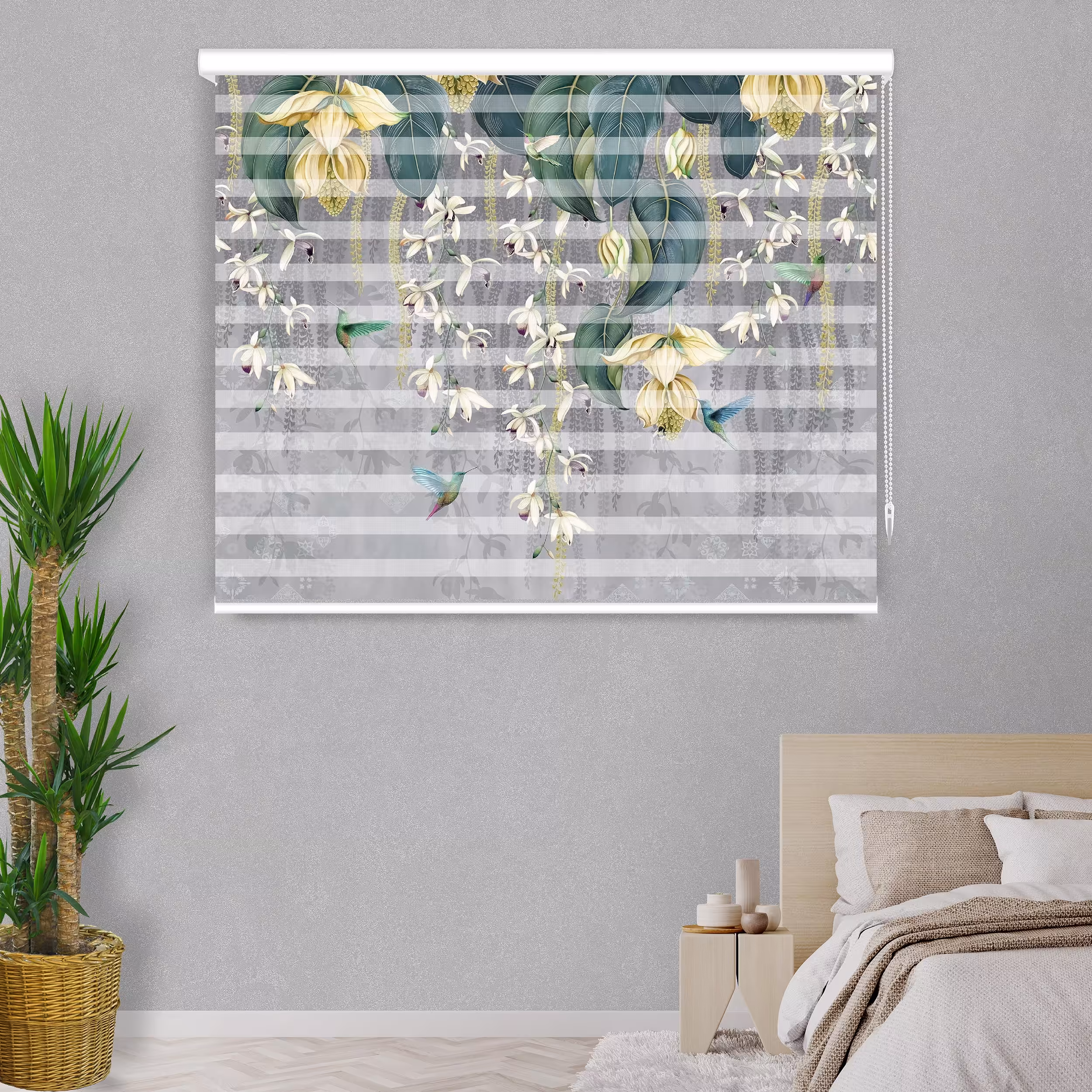 پرده زبرا مدل F-7243 سایز 200x180 سانتی متر