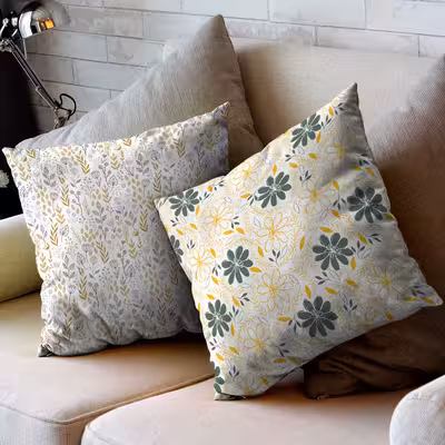 کاور کوسن هاوین طرح Flowers 