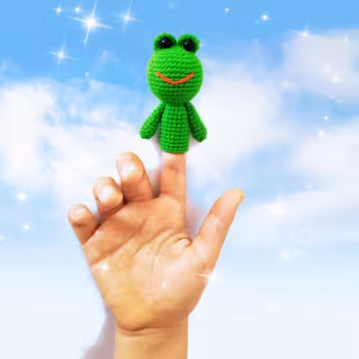 عروسک بافتنی انگشتی کد 01 مجموعه 5 عددی