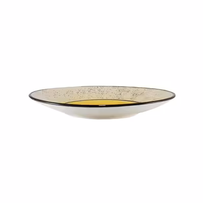 بشقاب سرامیکی مدل پلو و خورشت خوری خورشید کد kh po 12 مجموعه 12 عددی