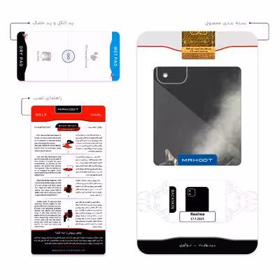 برچسب پوششی ماهوت مدل World-War-II-Aircraft مناسب برای گوشی موبایل ریلمی C11 2021