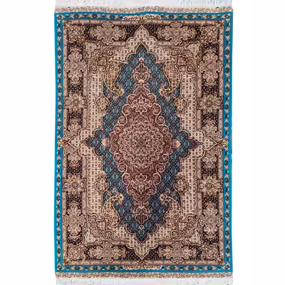 فرش دستبافت یک و نیم متری طرح سالاری تبریز کد SH 97