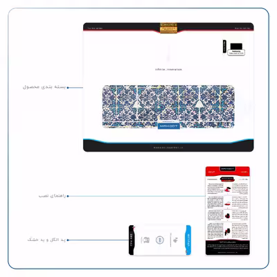 برچسب پوششی ماهوت مدل Iran-Tile1 مناسب برای تبلت سامسونگ Galaxy Tab A 10.1 2019 T515