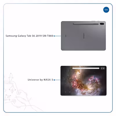 برچسب پوششی ماهوت مدل Universe-by-NASA-5 مناسب برای تبلت سامسونگ Galaxy Tab S6 2019 SM-T860