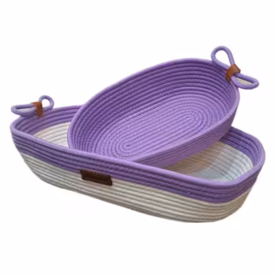 سبد قیطان بافی لالی پاپ مدل C28 مجموعه 2 عددی