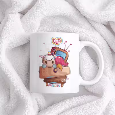 ماگ حس آمیزی طرح Magic Unicorn مدل هینا