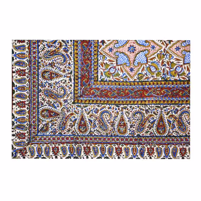 رومیزی قلمکار صدر مدل گلدانی کد 100