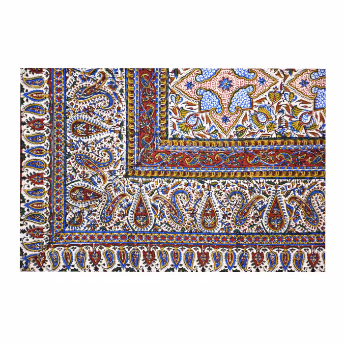 رومیزی قلمکار صدر مدل گلدانی کد 100