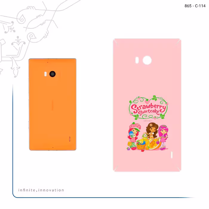برچسب پوششی ماهوت مدل Strawberry Shortcake مناسب برای گوشی موبایل نوکیا Lumia 930