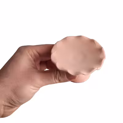 ظرف هفت سین سفالی مدل خام کد 03 بسته 7 عددی