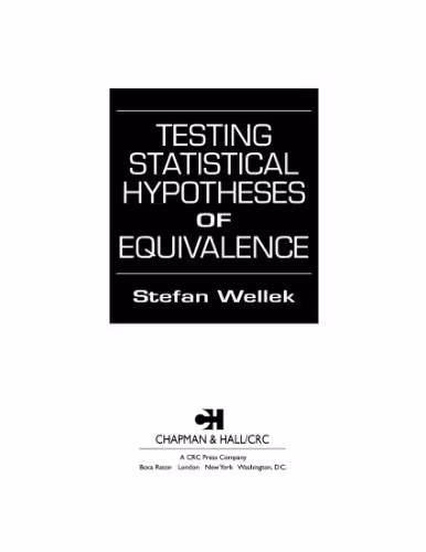 خرید و دانلود نسخه کامل کتاب Testing statistical hypotheses of equivalence
