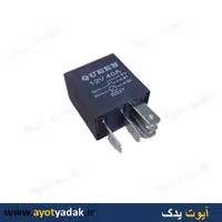رله کتابی مشکی پنج  فیش QUEEN -ارسال رایگان-گارانتی شش ماه-قیمت عمده
