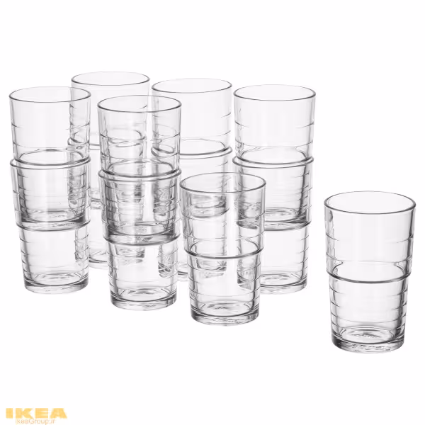 ست لیوان 12 تایی مدل SVEPA | برند ایکیا | ارسال 15 الی 20 روز کاری