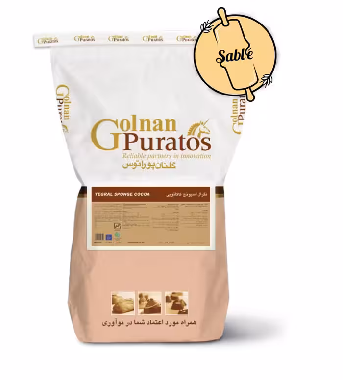 تگرال اسپونچ شکلاتی گلنان پوراتوس 1 کیلویی