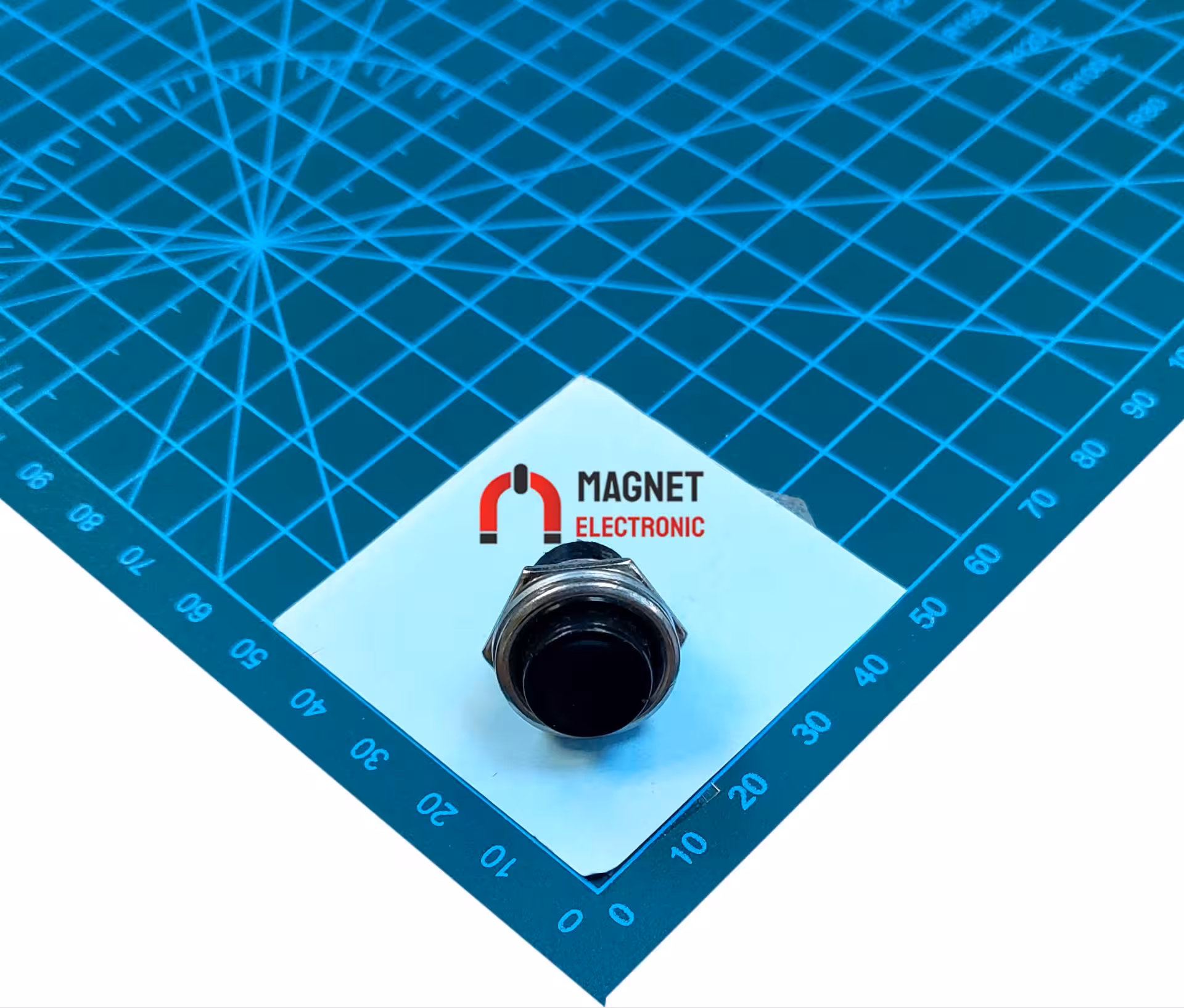 کلید شستی شاسی مشکی DS-212(ON)-OFF PUSH BUTTON SWITCH
