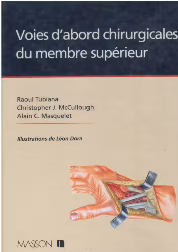 خرید و دانلود نسخه کامل کتاب Voies d'abord chirurgicales du membre supérieur