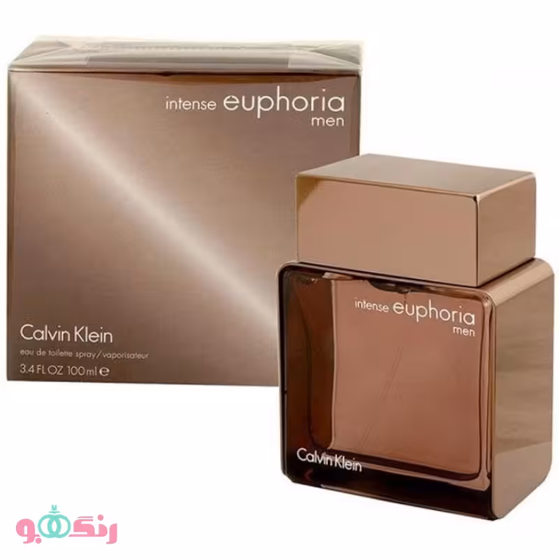 ادو تويلت مردانه كلوين كلاين مدل Euphoria Intense حجم 100 ميلی لیتر