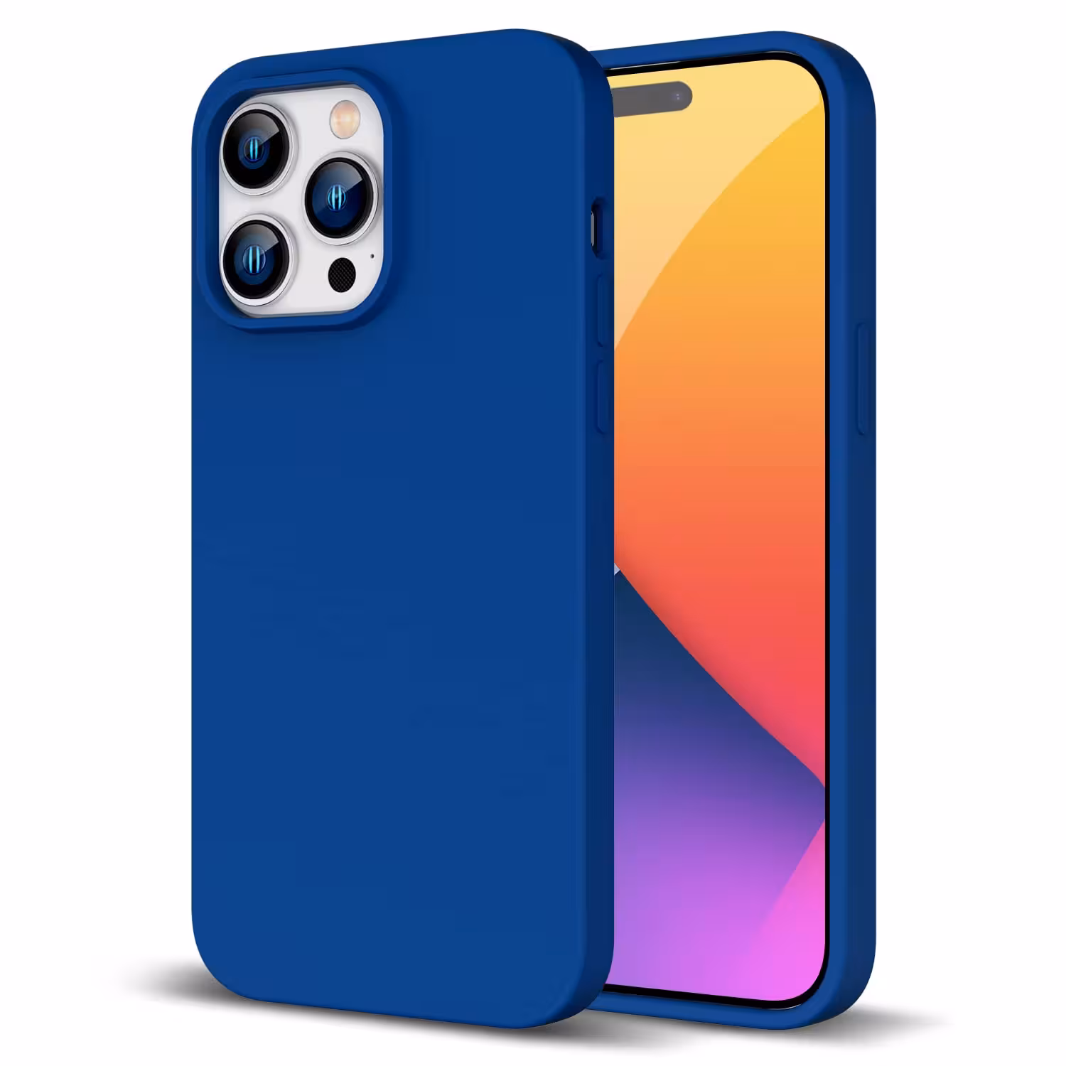 قاب سیلیکونی iphone 14 pro ابی کاربنی