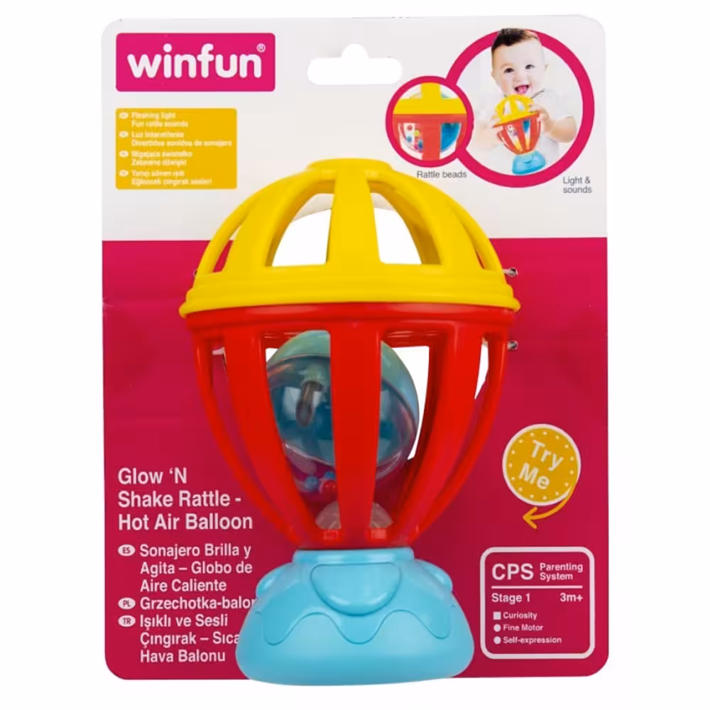 جغجغه بالونی وین فان WinFun Glow N Shake rattle Balloon