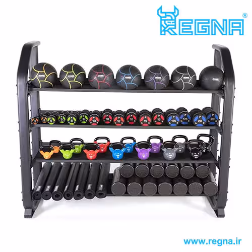 رک توپ و دمبل 4 طبقه