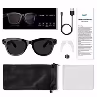 عینک هوشمند دوربین دار SMART GLASSES M01 800W