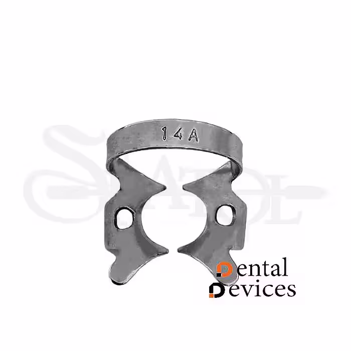 کلمپ رابردم مولرهای نیمه روییده و بزرگ no.14a دنتال دیوایس Dental Devices