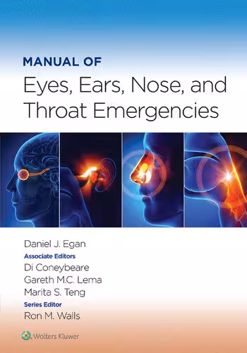 خرید و دانلود نسخه کامل کتاب Manual of Eyes, Ears, Nose, and Throat Emergencies