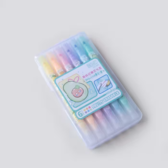 پک هایلایتر پاک‌کن دار 6 رنگ عطری