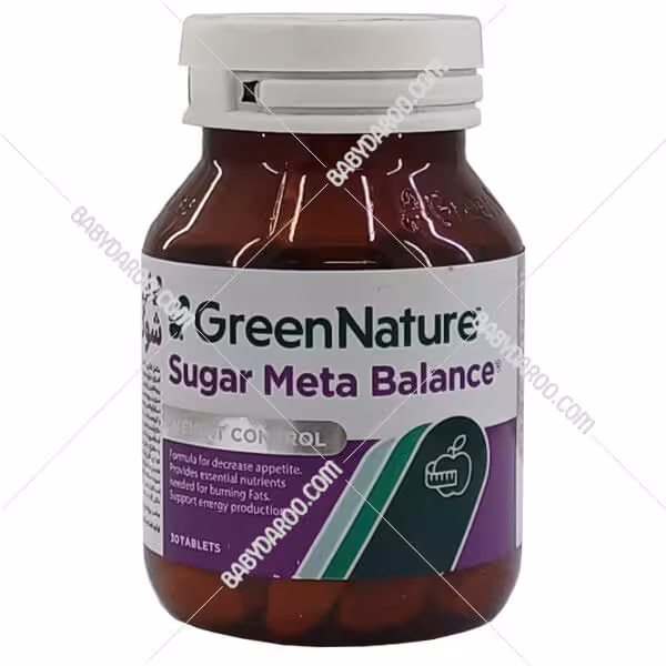 قرص شوگر متا بالانس گرین نیچر 30 عدد