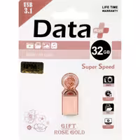 فلش 32 گیگ دیتا پلاس Data  Gift Rose Gold USB3.1