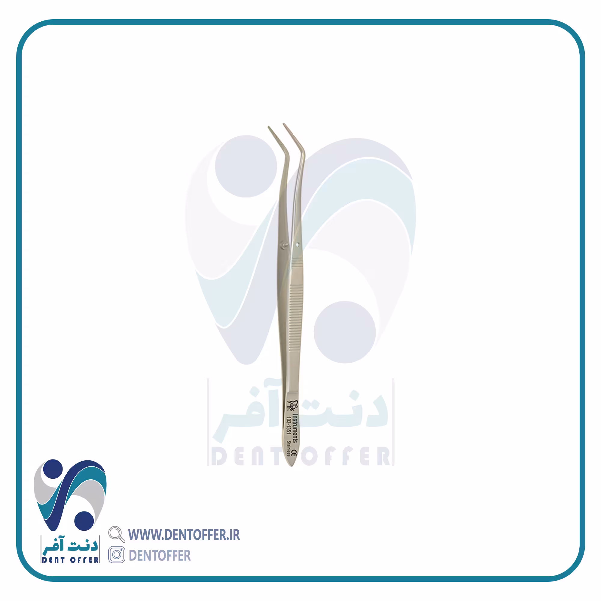 پنس دوخم نوک تیز برند دنا پویا