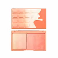 پالت هایلایتر مینی شکلات هلویی و شاین رولوشن مدل PEACH AND GLOW