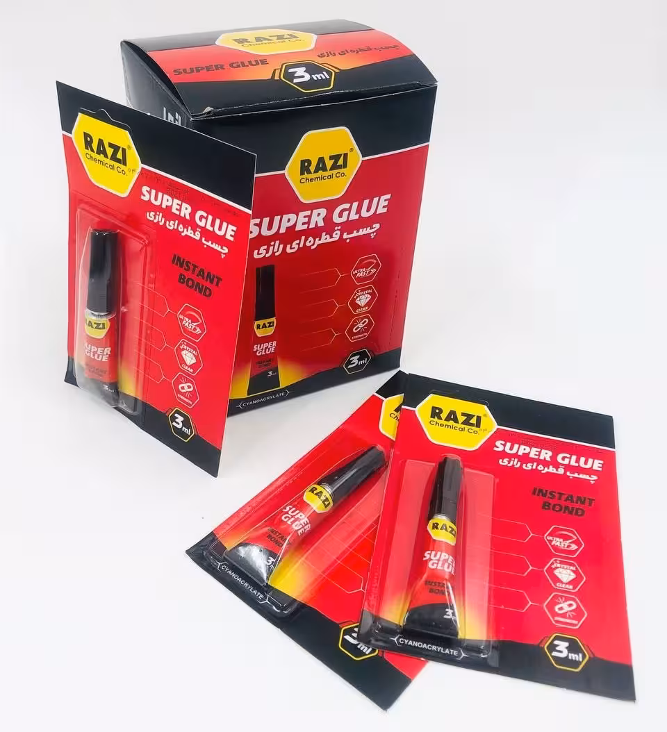 چسب قطره ای رازی 3 گرم (12 عددی)