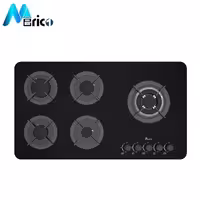 گاز رومیزی بیمکث کد 5092 پنج شعله شیشه مشکی