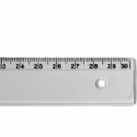 خط کش کریستال 30 سانتی متری