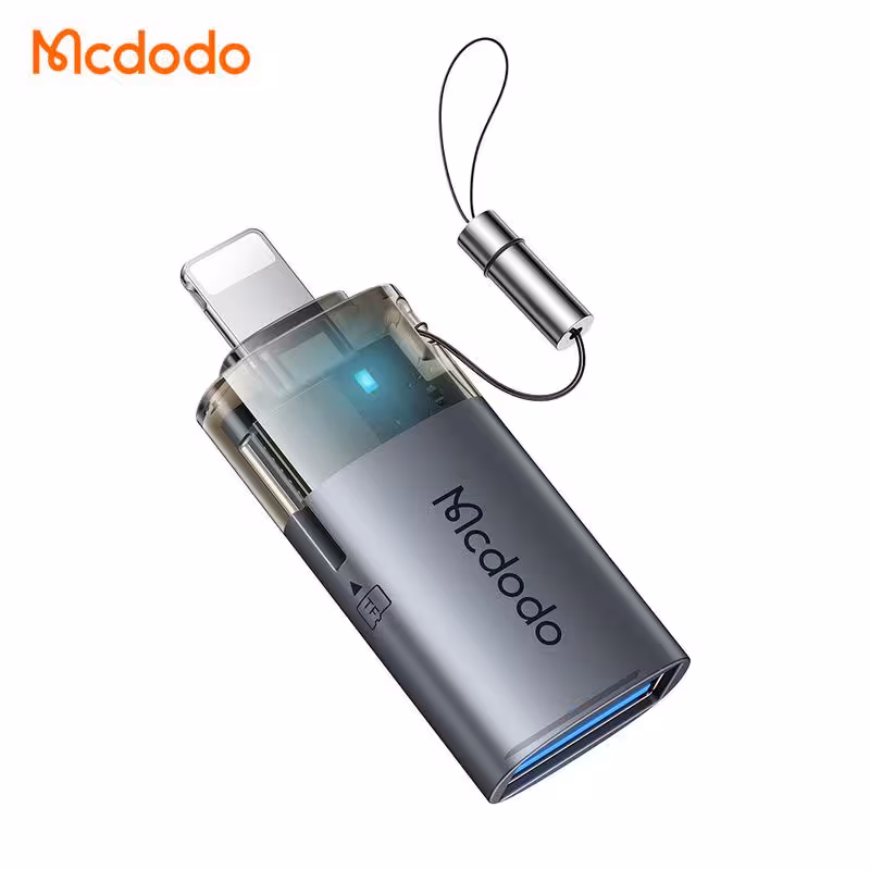 OTG تبدیل USB-A به لایتنینگ Micro SD مک دودو مدل MCDODO OT-7850